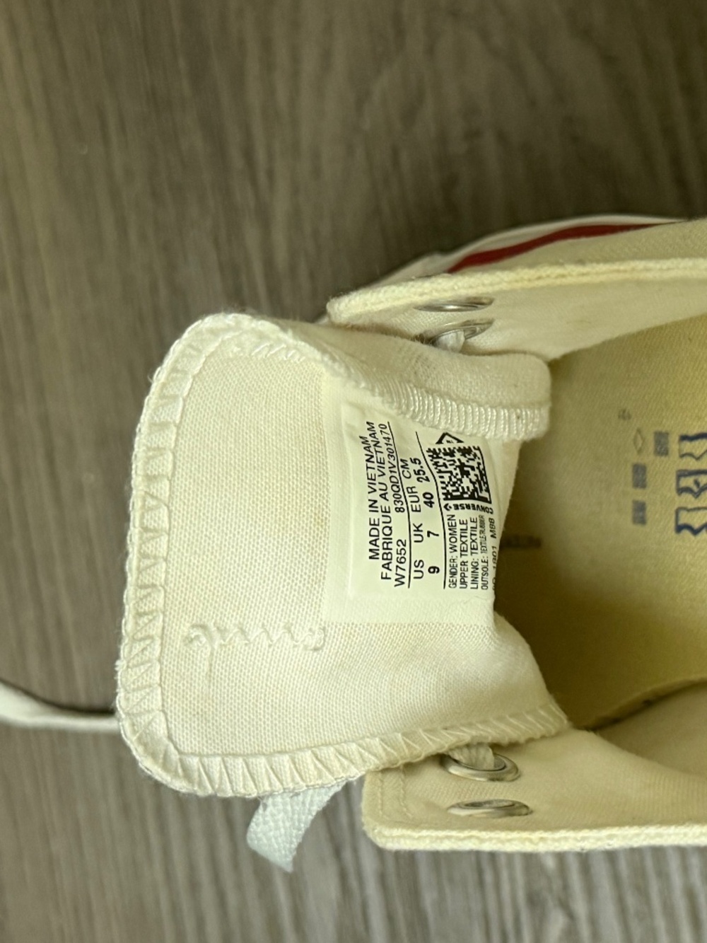 White Converse Low Top Sneakers